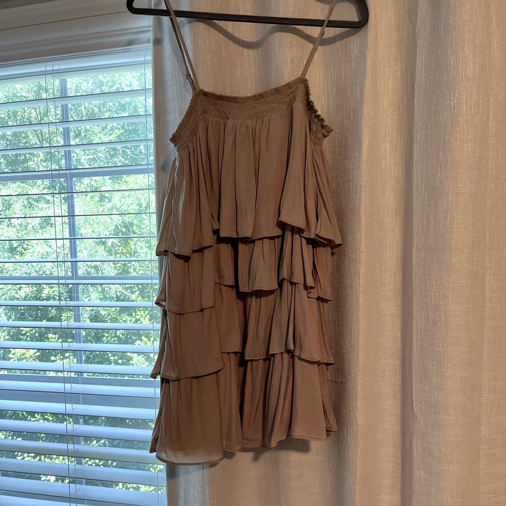 Olive green dress